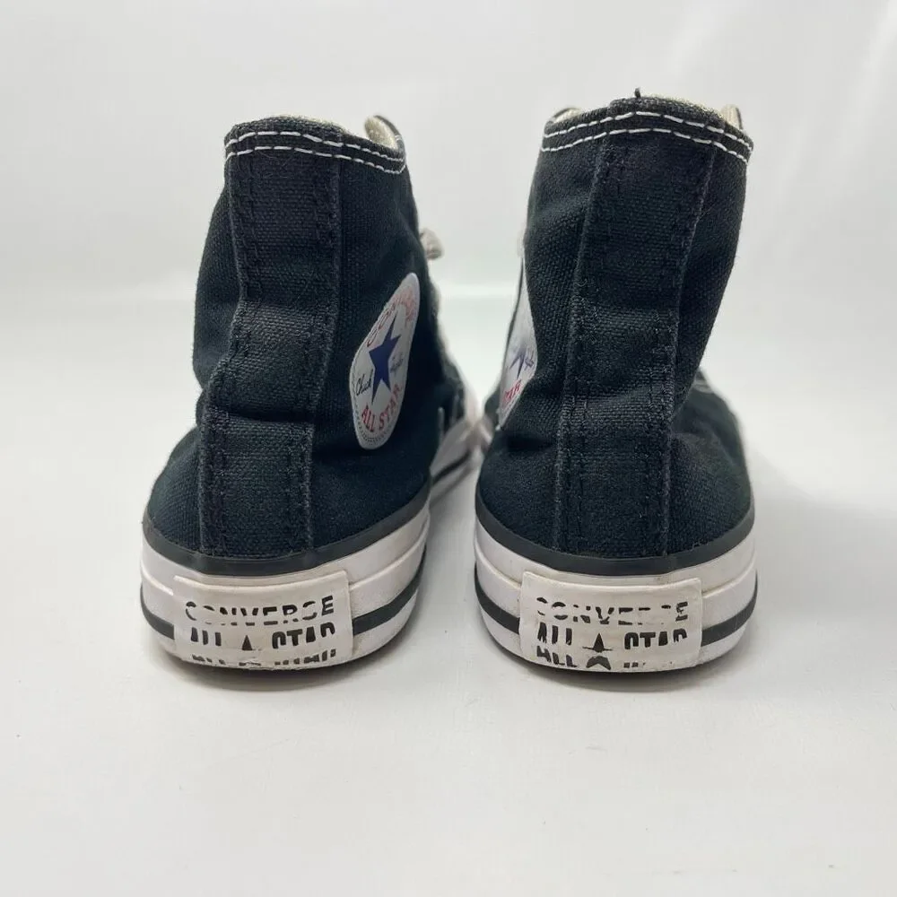 Converse Chuck Taylor All Star High Top Black White Sneakers 3j231 Youth size 12